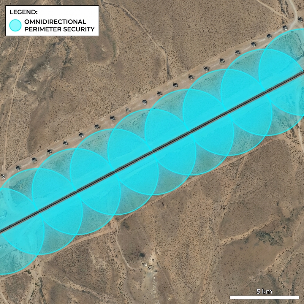 Mapa monitoringu granicznego